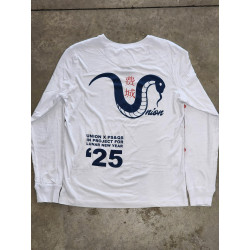PHU M P'S & Q'S L/S FC CHN BACK WHT
