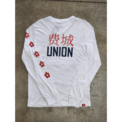 PHU M P'S & Q'S L/S FC CHN BACK WHT